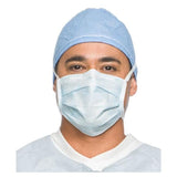 O & M Halyard Mask Tie On Surgical Anti-Fog ASTM Level 3 White 50/BX, 6 BX/CA - 48390