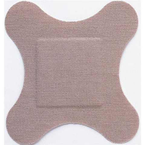 Hartmann USA Bandage Four Wing Fabric Flex-Band 3x3" Flexible Flesh LF 50/Bx, 24 BX/CA - 46100001