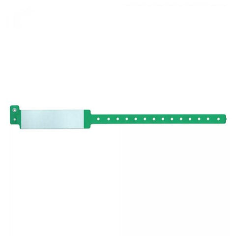 Precision Dynamics Corp. Wristband Identification Vinyl Kelly Green Adult 500/Bx - 540-22-PDM