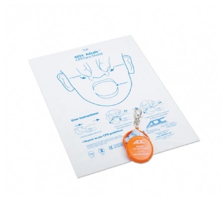 American Diagnostic Corp Adsafe Face Shield - Face Shield with 1-Way Valve - 4056OR