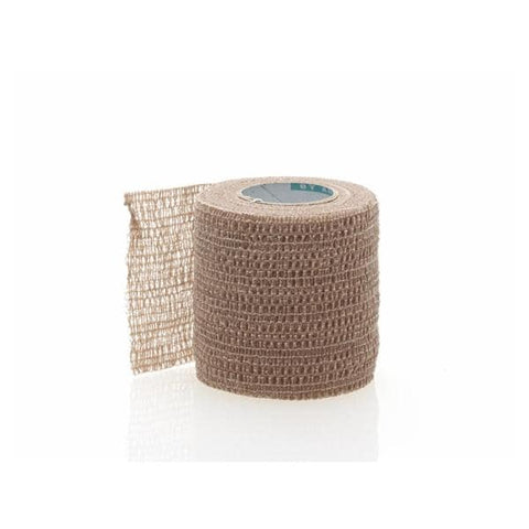 Medline Industries Inc Bandage CoFlex 2"x5yd Compression Elastic Tan Latex Non-Sterile 36/CS - MDS086002