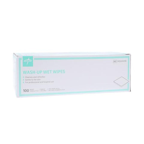 Medline Industries Inc Towelette Cleansing BZK 100/Bx, 10 BX/CA - MDS094188