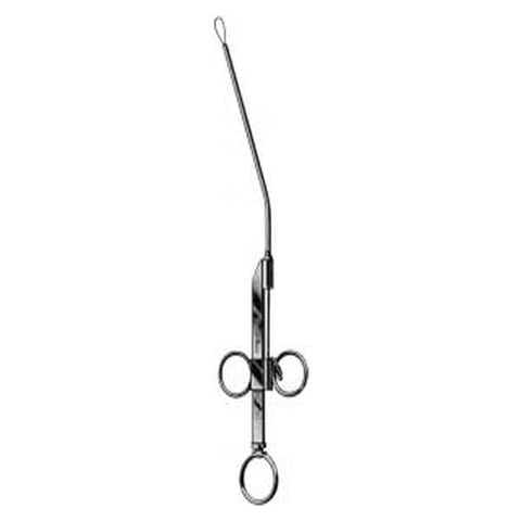 Miltex Snare Nasal Krause 10" Slightly Angled Cannula Stainless Steel Each - Integra Miltex - 20-180