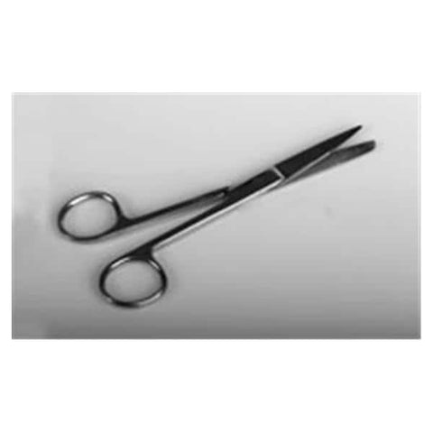 Medline Industries Inc Scissors Operating 5-1/2" Straight Stainless Steel Disposable 12/Bx - MDS10376