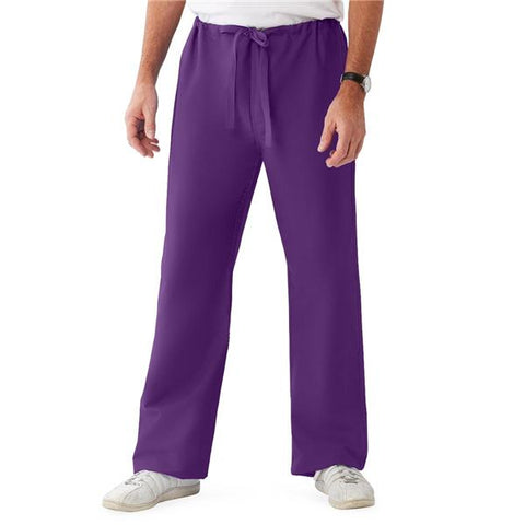 ComfortEase by Medline Pant Scrub 65% Polyester / 35% Cotton Unisex Purple 3XL Reversible 1 Pocket Each - 900JPPXXXL-CM