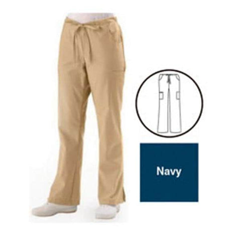 ComfortEase by Medline Pant Scrub 8865 Unisex Small Tall Navy Each - 8865JNTST
