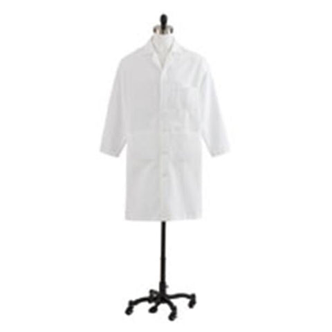 Medline Industries Inc Lab Coat 65% Polyester / 35% Cotton Heavyweight Twill Unisex White Size 30 Each - MDT775501030