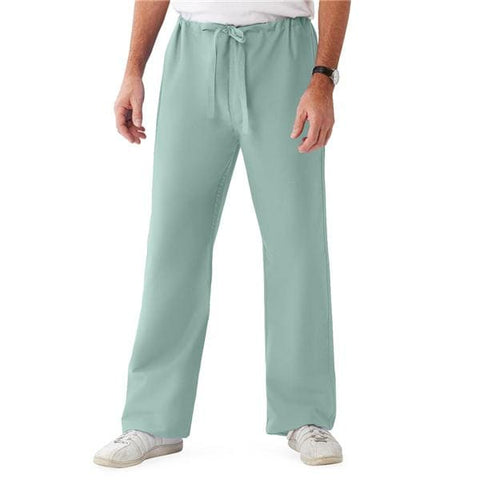 ComfortEase by Medline Pant Scrub 65% Polyester / 35% Cotton Unisex Seaspray Lg Reversible 1 Pocket Each - 900JSSL-CM