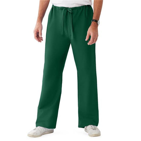 ComfortEase by Medline Pant Scrub 65% Polyester / 35% Cotton Unisex Evergreen XS Reversible 1 Pocket Each - 900JEGXS-CM