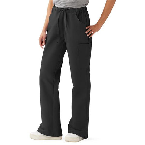 ComfortEase by Medline Pant Scrub 8865 Unisex Medium Black Each - 8865DKWM