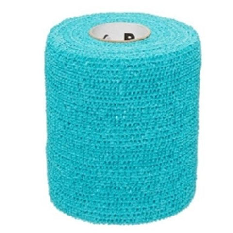 Andover Coated Products Bandage PowerFlex Compression Elastic 2"x6yd Roll Cohesive Teal 24/Case - 3720TE-024