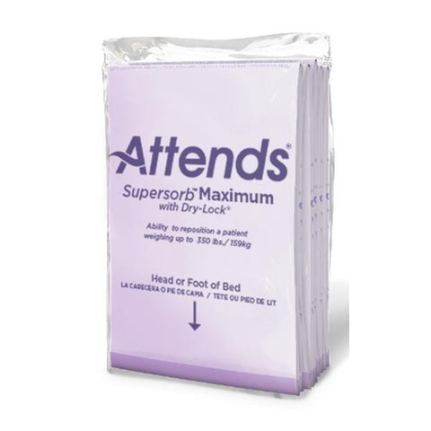 Attends Healthcare Products Underpad Supersorb Breathables Unisex Md 30x36" Maximum Purple Backsheet 12x5/Ca - ASBM-3036