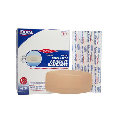 Dukal Corporation Bandage Strips Fabric Flex 3/4x3" Tan 100/Bx, 1 BX/CA - 7611