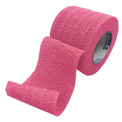 Andover Coated Products Bandage CoFlex 4"x5yd Compression Elastic Neon Pink LF Non-Sterile 18/Case - 5400NP-018