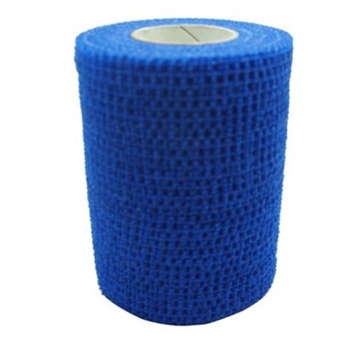 Andover Coated Products Tape Compression PowerFlex Elastic 6"x6yd Cohesive Blue 8/Ca - 3760BL-008