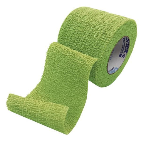 Andover Coated Products Bandage CoFlex 3"x5yd Compression Elastic Neon Green LF Non-Sterile 24/Ca - 5300NG-024