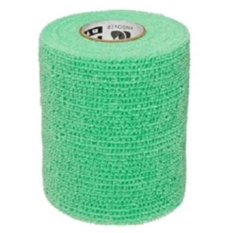 Andover Coated Products Tape Compression PowerFlex Elastic 2"x6yd Cohesive Neon Green 24/Case - 3720NG-024