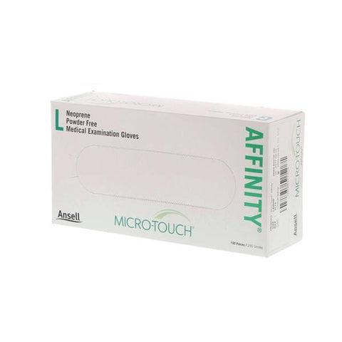 Ansell Healthcare Products LLC Gloves Neoprene Micro-Touch Affinity Latex-Free PF Large NS Green 100/Bx, 10 BX/CA - 3773