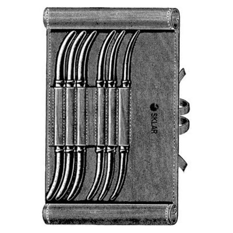 Sklar Instruments Dilator Uterine Hank 10-3/4" Curved 4.5-10 #9/10-19/20 Smth Blnt Tp Rsbl SS Each - 90-4926