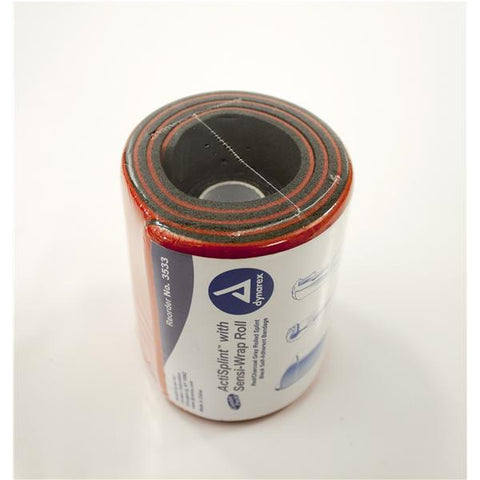 Dynarex Corporation Splint Casting ActiSplint Rolled _ Red/Charcoal Gray 4.25x36" Each, 50 Each/CA - 3533