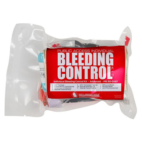 North America Rescue LLC Advanced Kit Bleeding Control Public Access Each - 80-0467