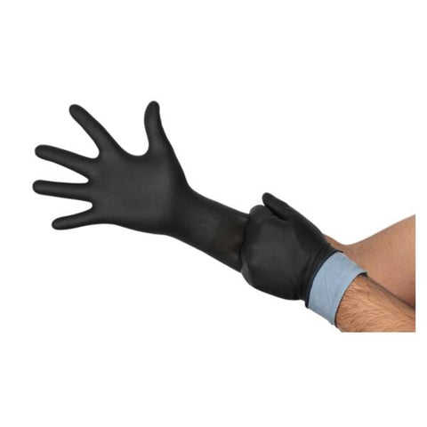 Ansell Healthcare Products LLC Gloves Glove Powder-Free Nitrile Latex-Free Black 100/Bx, 10 BX/CA - APXP12-5
