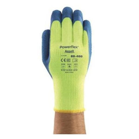 Ansell Healthcare Products LLC Gloves Duty AccuTouch Nitrile / Vinyl Blue / Green 72/Ca - 80-400-10