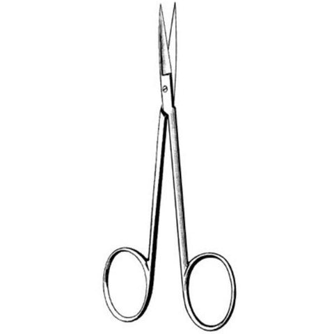 Sklar Instruments Scissors Iris Surgi-OR 4-1/2" Sharp/Sharp Smooth Straight Stainless Steel Each - 95-104