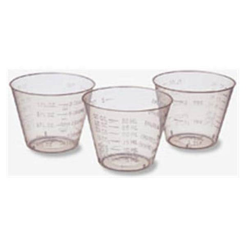 Young Dental Cup Dispensing Plastic 30 ML Clear 100/Pk, 50 PK/CA - 39910