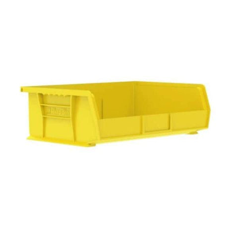 Akro Bin Storage AkroBins 10-7/8x16-1/2x5" Yellow Polymer With Label Holder 6/Case - Mils - 30255