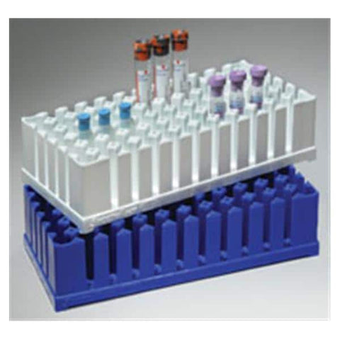 FTR Enterprises Smoothrack Tube Rack 10-16mm 72 Place Blue Each, 5 Each/CA - SR-B