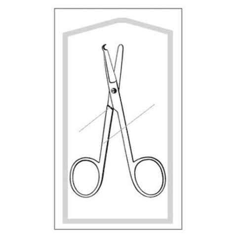 Sklar Instruments Scissors Suture Littauer Econo 3-1/2" Blunt/Blunt Smooth Straight SS Disp 25/Ca - 96-2511