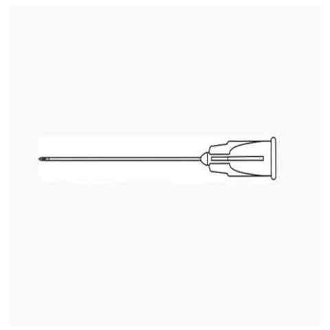Beaver Needle 25gx1-1/2" Visitec Retrobulbar Beveled Sharp Point Tip Fixed Needle 10/Bx - Visitec Int - 581275