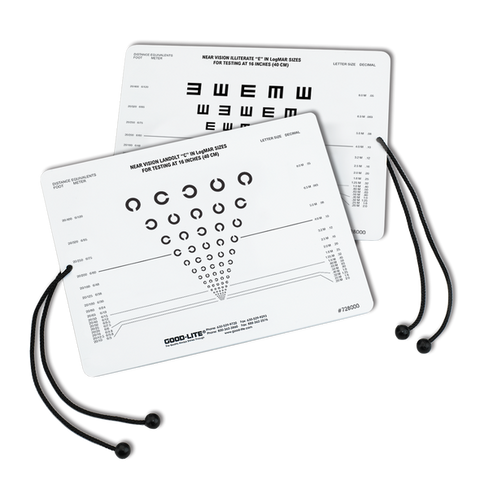 COMBINATION TUMBLING E/ LANDOLT C NEAR CARD