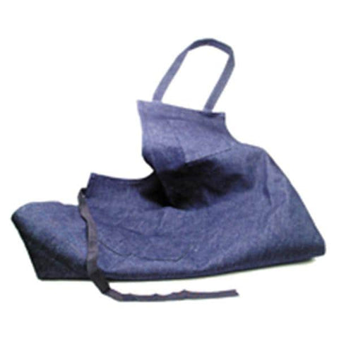 Grobet File Co Of America Apron Denim Unisex Blue 28 in x 36 in Adult Each - 47.306