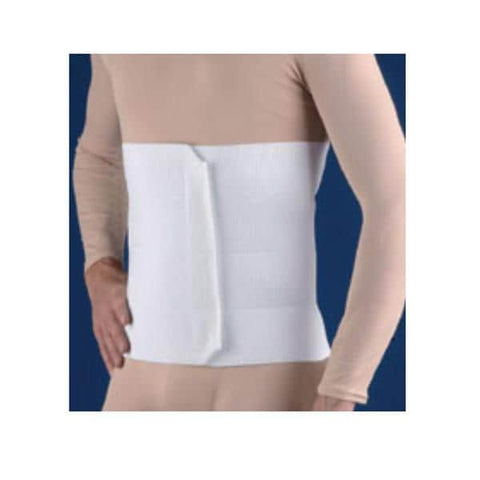 Fla Orthopedics Inc Binder Compression FLA Adult Abdominal Elastic Unsx 4Pnl White Size 12" Small Each - 34-6404