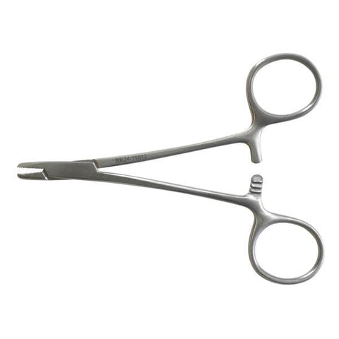 Hermann Medizentechnik Holder Needle Derf 4-3/4" Serrated Jaw Stainless Steel Each - BR24-11012
