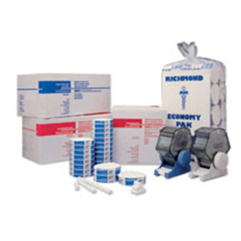 Richmond Dental Company Cotton Roll Braided Large Non Sterile 0.5 in 1.5 in 1000/Bx, 12 BX/CA - 201201