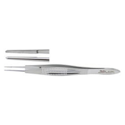Miltex Forcep Uterine Hank 4-1/8" 0.6mm Wide/Tying Platform Straight Stainless Steel Each - Integra Miltex - 18-946