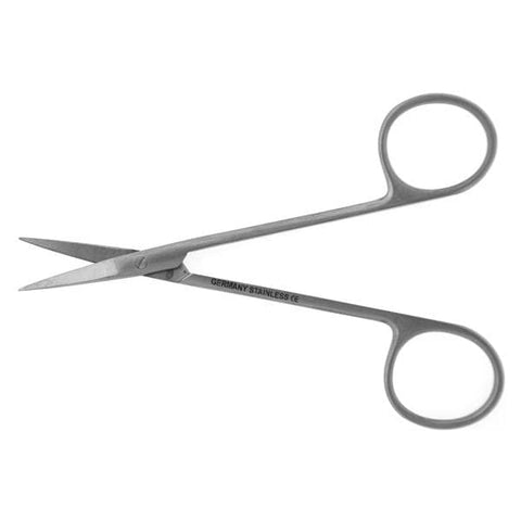 Hermann Medizentechnik Scissors Iris 4-1/2" Sharp/Sharp Smooth Straight Stainless Steel Each - BR08-34011