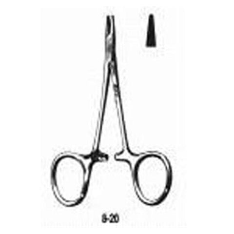 Miltex Holder Needle Converse 4-1/4" Longitudinal Serrated Stainless Steel Each - Integra Miltex - 8-20