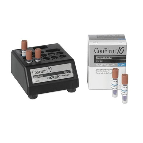 Crosstex International Monitor Biological In Office ConFirm 10 10 Hour No Md frm Ltx 25/Bx, 4 BX/CA - C10BI25