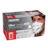 Crosstex International Mask Ultra Sensitive Fog-Free Secure Fit Anti-Fog ASTM Level 3 White 40/Bx, 40 BX/CA - GCFCXSFSF
