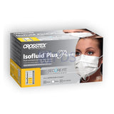 Crosstex International Mask Isofluid Plus Secure Fit ASTM Level 1 White 50/Bx, 40 BX/CA - GPLUSWHSF