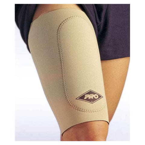 Pro Orthopedic Devices Sleeve Support Thigh Beige/Black Size X-Large Each - 500-4-01
