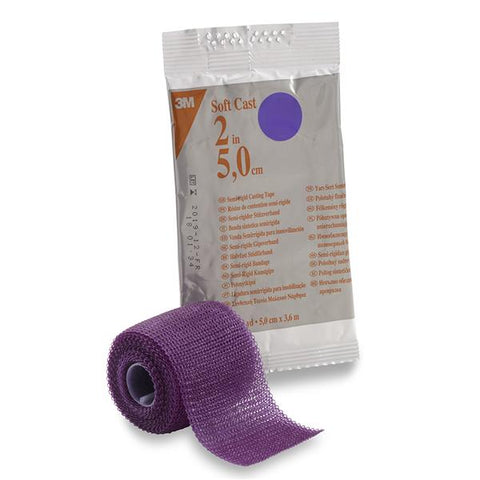 3M Medical Products Tape Scotchcast Fiberglass 2"x4yd Roll Purple 10/Ca - 82102U