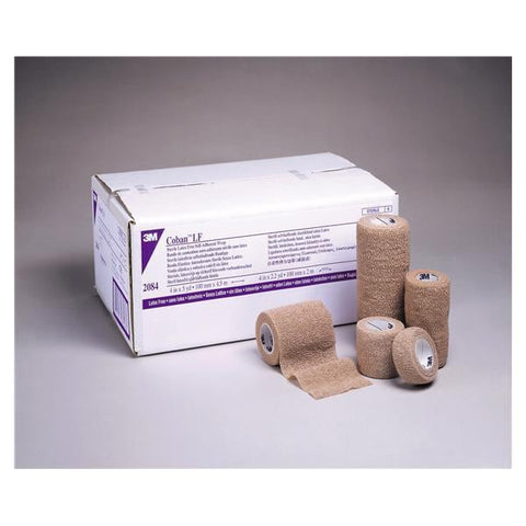 3M Medical Products Bandage Coban Wrap Elastic 2"x5yd LF Sterile Tan 36/Ca - 2082S