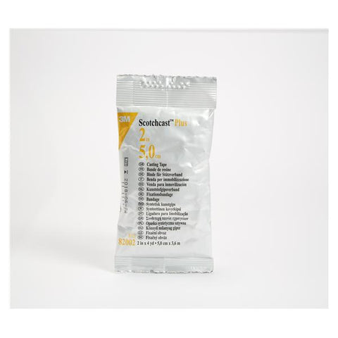 3M Medical Products Tape Scotchcast Plus Fiberglass 2"x4yd Roll White 10/Ca - 82002