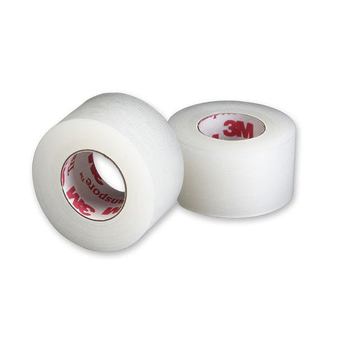 3M Medical Products Tape Surgical Transpore Plastic/Polyethylene 1"x10yd Adhesive Clear 12/Bx, 10 BX/CA - 1527-1