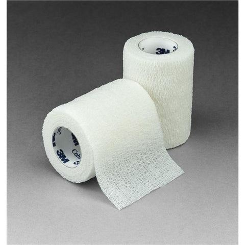 3M Medical Products Bandage Coban Wrap Elastic 3"x5yd Latex Non-Sterile White 24/Ca - 1583W